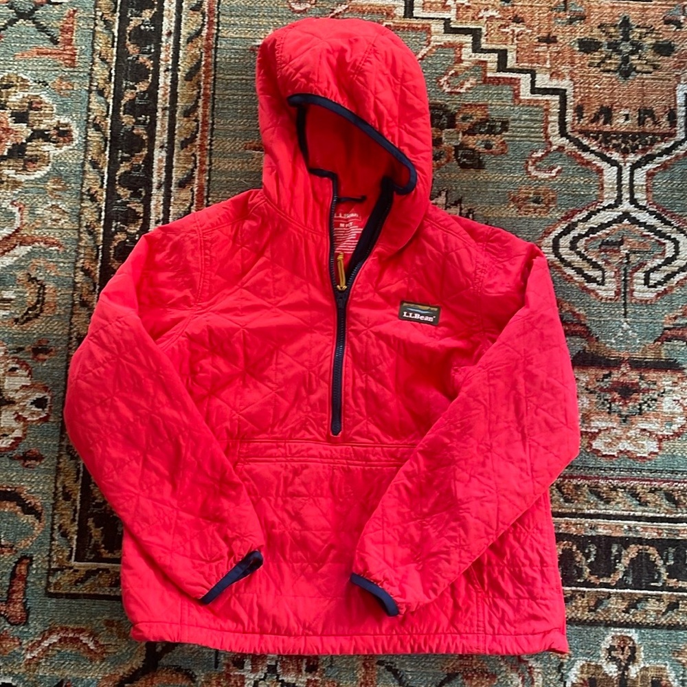 L. L. Beans Women's Katahdin Insulated Pullover in Red